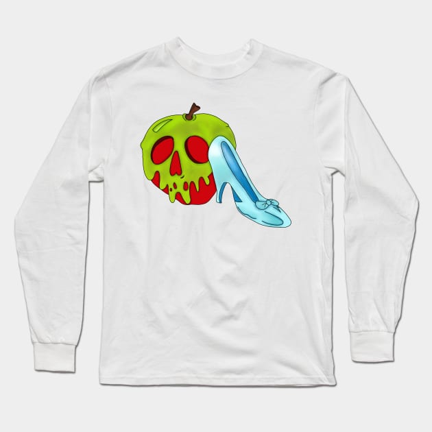 Posion apple with slipper Long Sleeve T-Shirt by LeeAnnaRose96